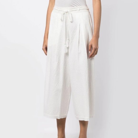 ULLA JOHNSON Eloisa vertical-stripe culottes - 4 - Picture 2 of 6